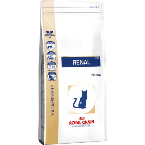  غذای خشک رویال کنین مخصوص گربه مبتلا به بیماری کلیوی/ 2 کیلویی/ Royal Canin RENAL FELINE DRY